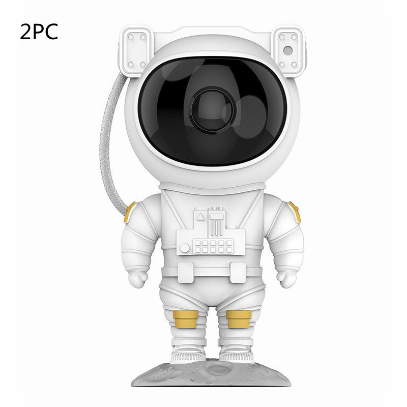 Astronaut-Themed Galaxy Projector Nightlight for Bedroom