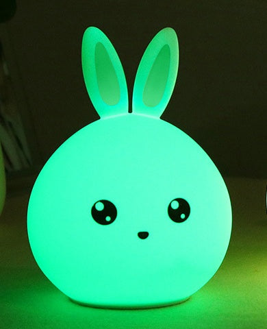 Colourful LED Rabbit Night Light for Kids