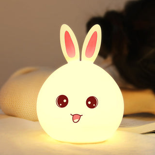 Colourful LED Rabbit Night Light for Kids