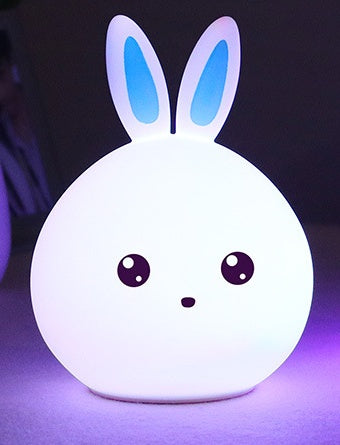 Colourful LED Rabbit Night Light for Kids