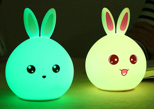 Colourful LED Rabbit Night Light for Kids