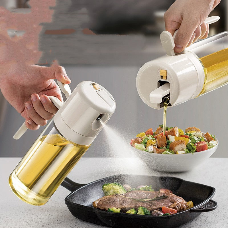 2-in-1 Oil Sprayer & Dispenser – BBQ, Cooking, and Baking