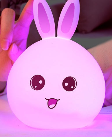 Colourful LED Rabbit Night Light for Kids