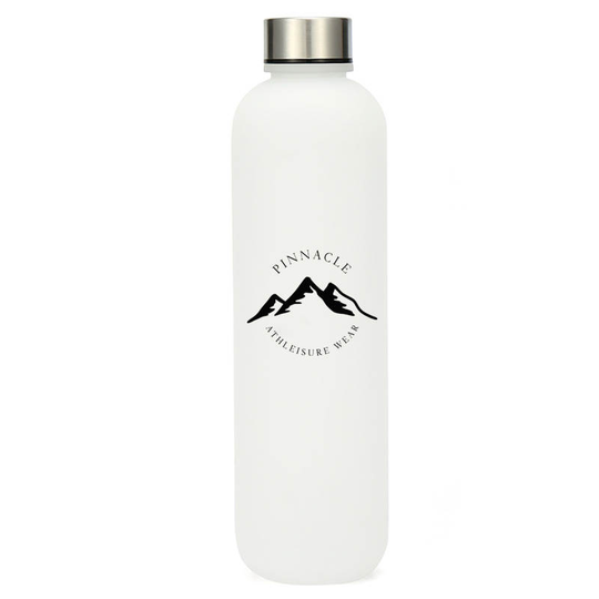 Classic Frosted Water Bottle with Time Marker